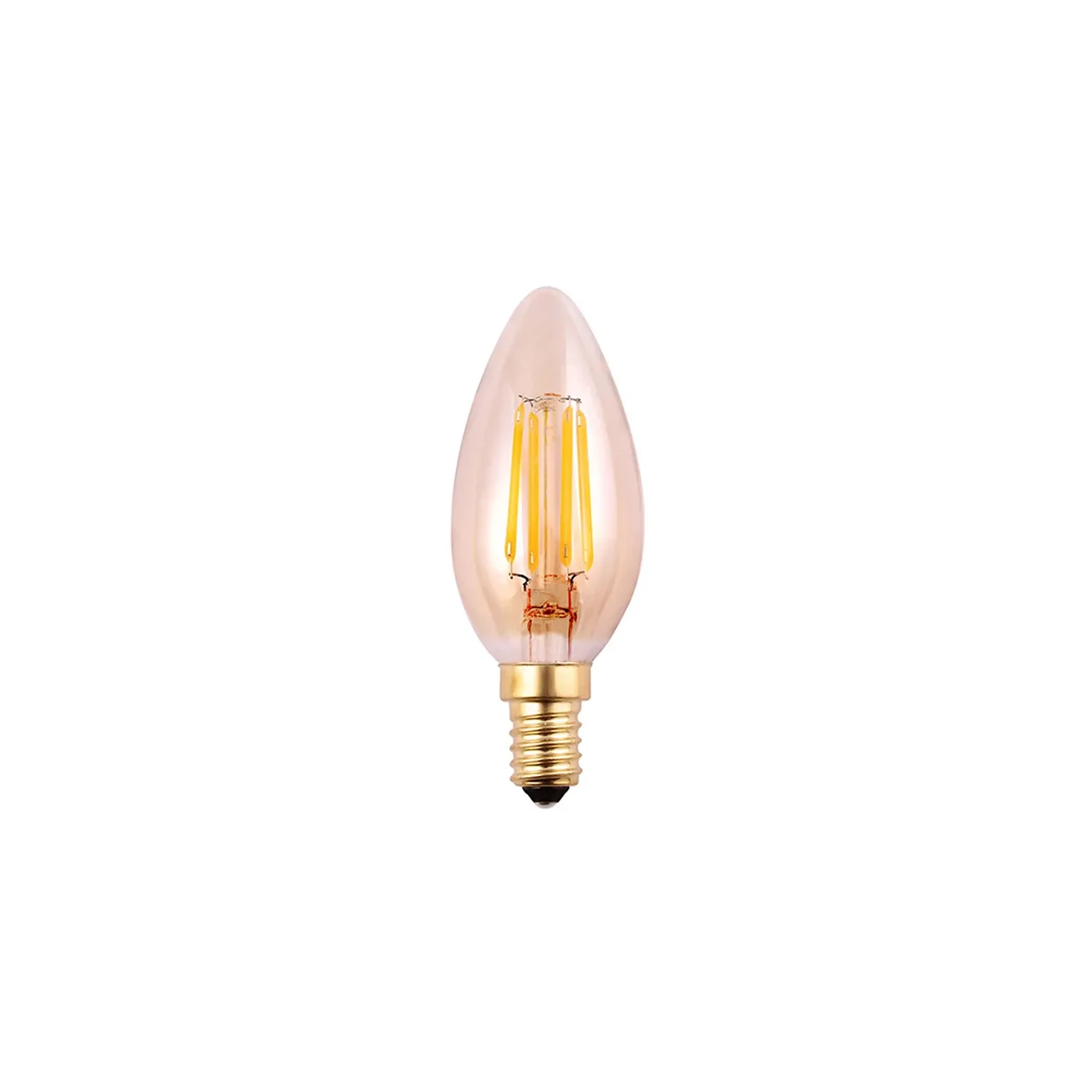 Żarówka LED z żarnikiem świecowym C35