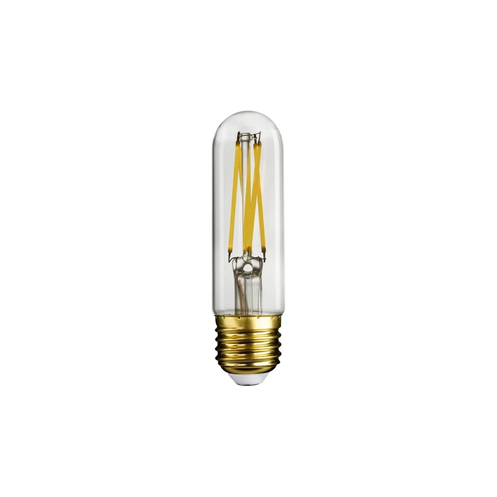หลอด LED ฟิลาเมนต์ทรงท่อสไตล์วินเทจ ซีรีส์ T — 110V / 4W / E27 / 3000K