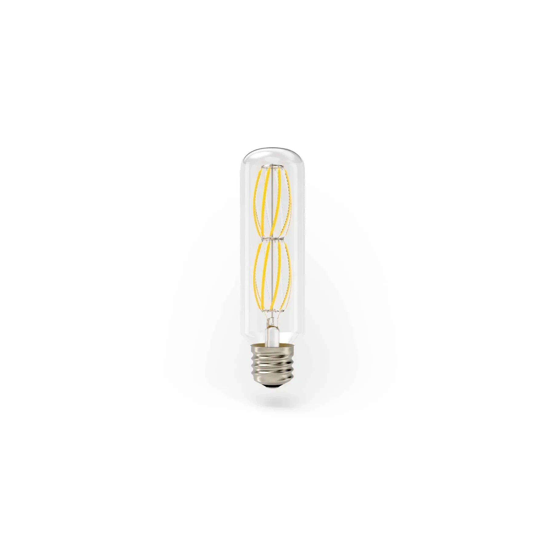 หลอด LED ฟิลาเมนต์ทรงท่อสไตล์วินเทจ ซีรีส์ T — 110V / 6W / E27 / 2700K